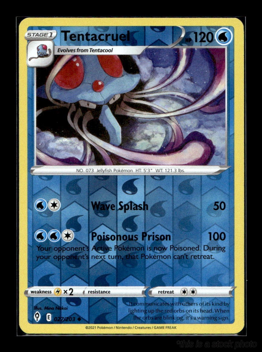 027/203 Tentacruel Uncommon Reverse Holofoil