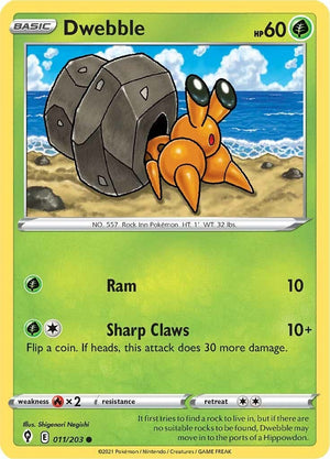 Common Dwebble [011/203 Near Mint ]