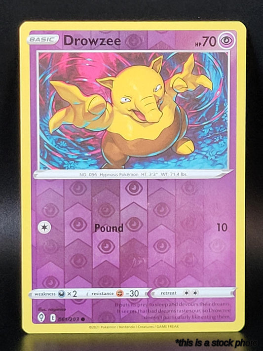 061/203 Drowzee Common Reverse Holofoil