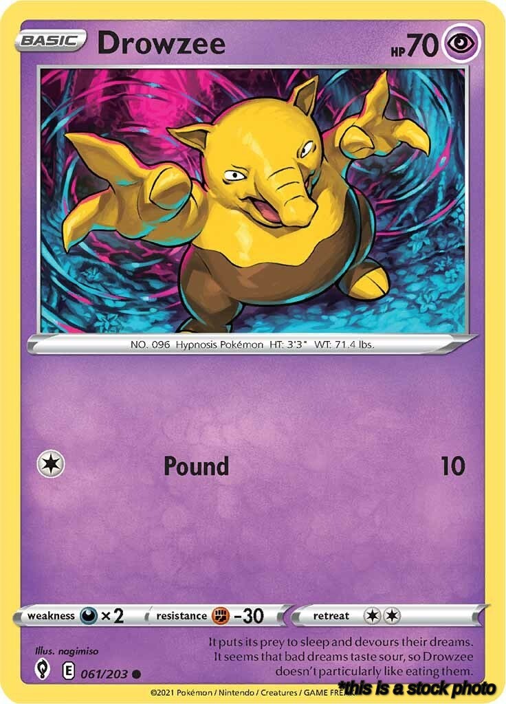 Normal Drowzee [061/203 Lightly Played ]