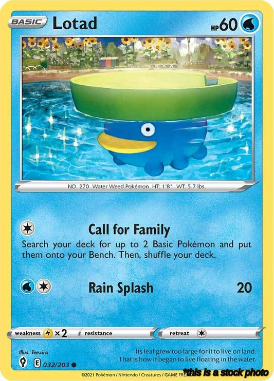 Normal Lotad [032/203 Lightly Played ]