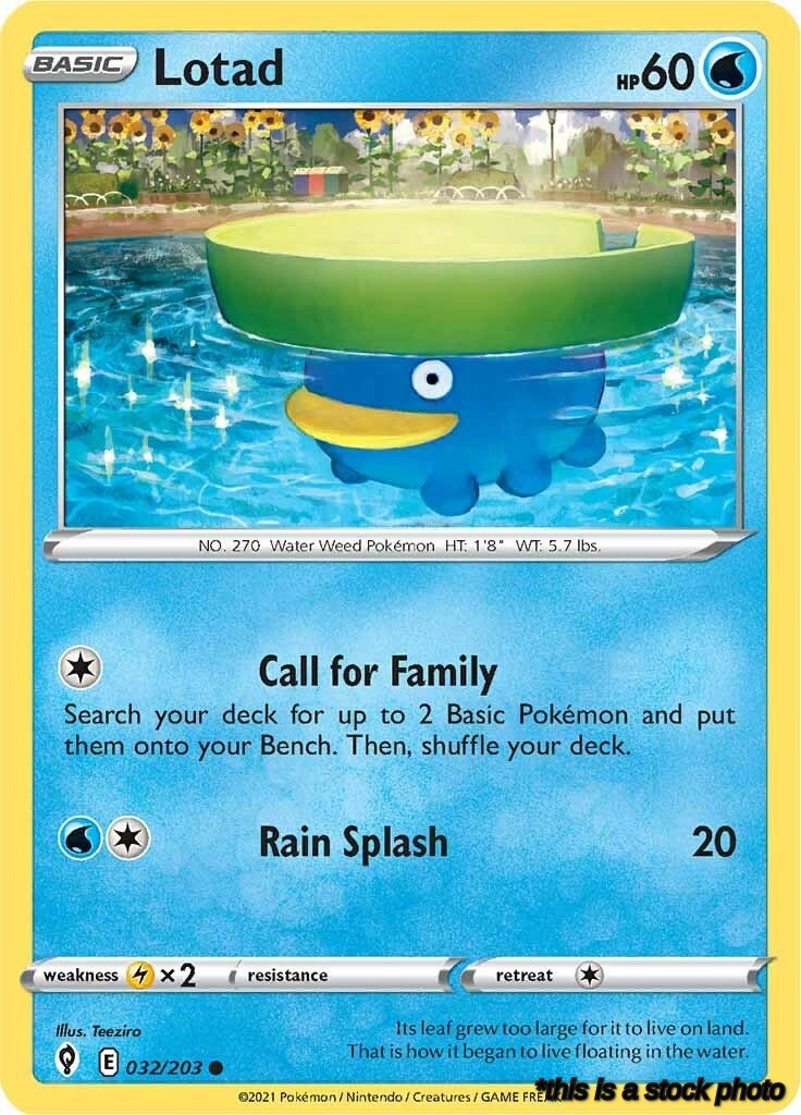 Normal Lotad [032/203 Near Mint ]
