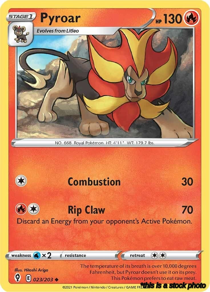 Normal Pyroar [023/203 Near Mint ]