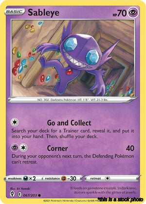 Common Sableye [067/203 Lightly Played ]