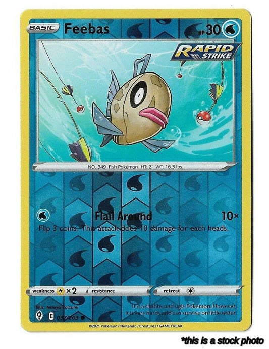 037/203 Feebas Common Reverse Holofoil