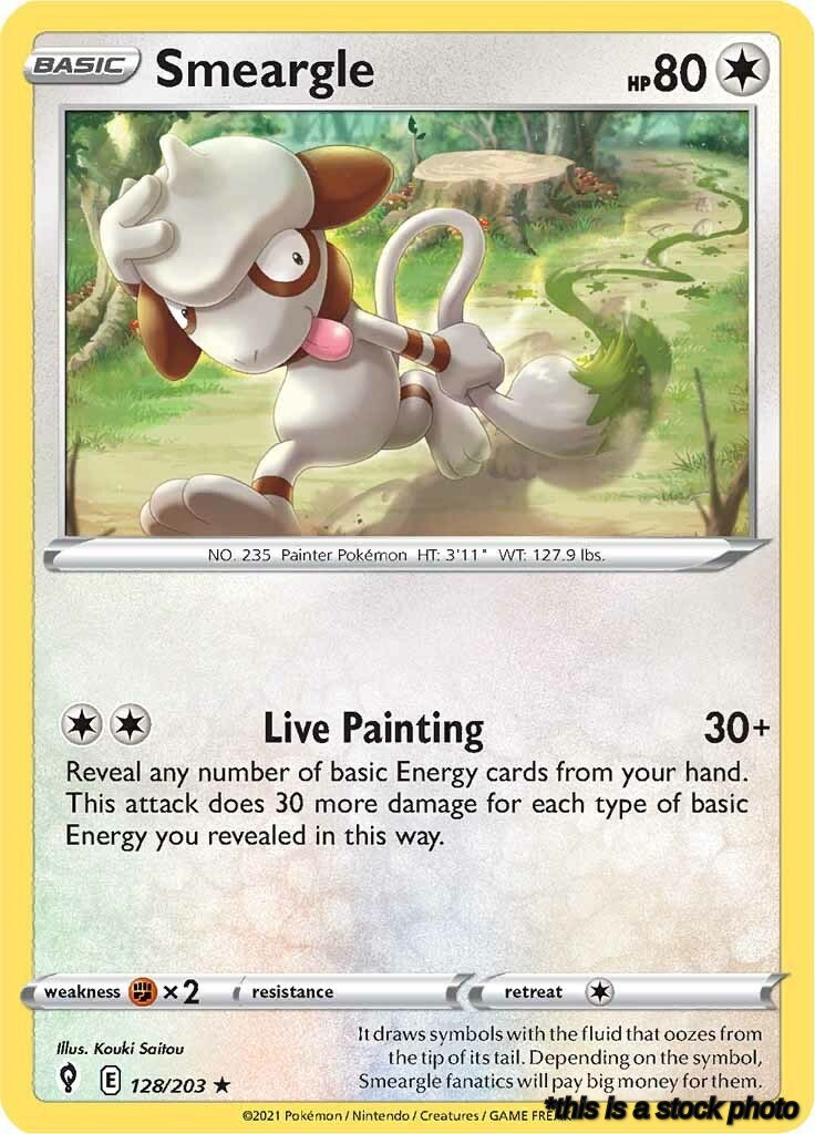 Rare Smeargle [128/203 Near Mint ]