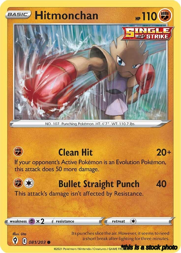 Common Hitmonchan [081/203 Lightly Played ]