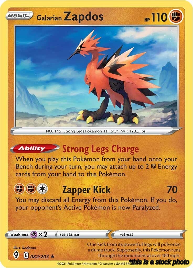 Galarian Zapdos