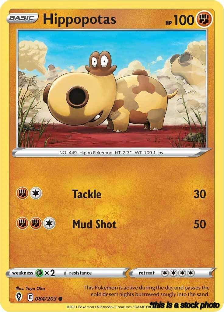 Normal Hippopotas [084/203 Lightly Played ]