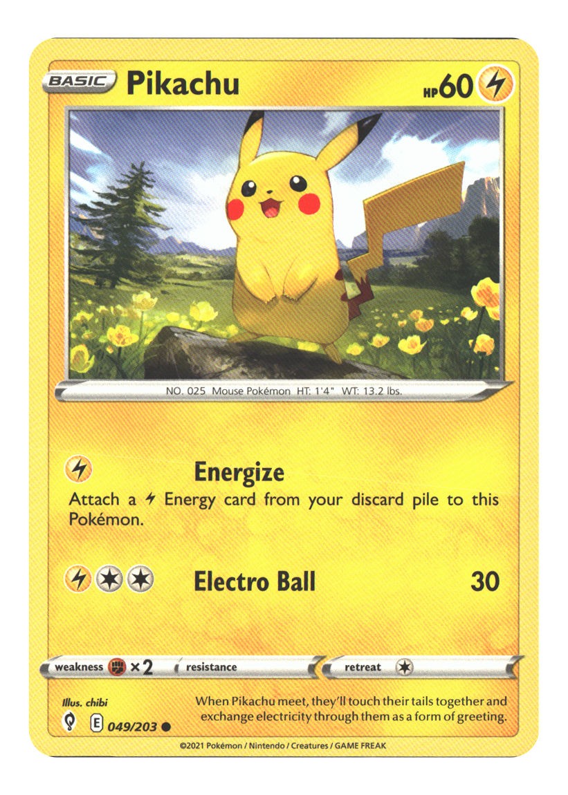 049/203 Pikachu Common Normal