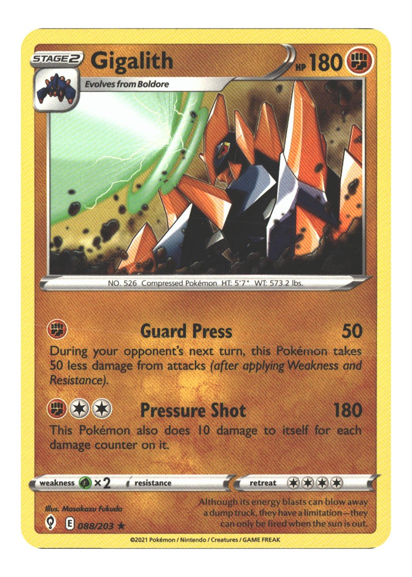 088/203 Gigalith Rare Normal