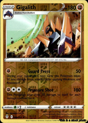 088/203 Gigalith Rare Reverse Holofoil