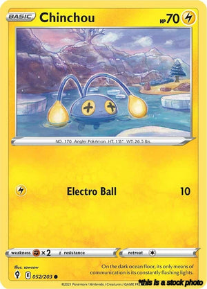 Common Chinchou [052/203 Lightly Played ]