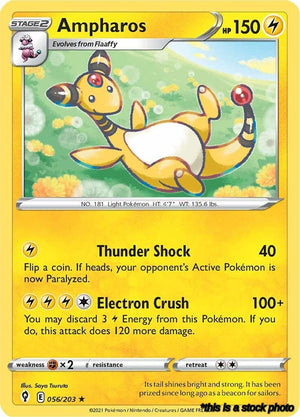 Rare Ampharos [056/203 Lightly Played ]