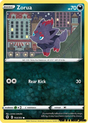 Normal Zorua [102/203 Lightly Played ]