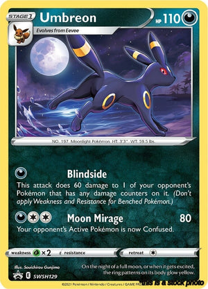 Holofoil Umbreon - SWSH129 [SWSH129 Near Mint ]