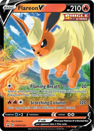 Holofoil Flareon V - SWSH149 [SWSH149 Near Mint ]