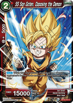 BT15-010 SS Son Goten, Opposing the Demon