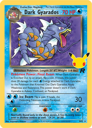 Classic Collection Dark Gyarados [8/82 Near Mint ]