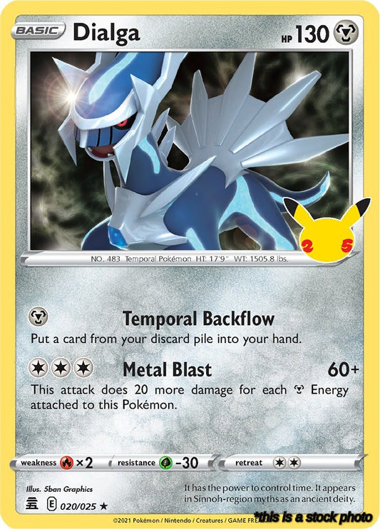 Holo Rare Dialga [020/025 Moderately Played ]