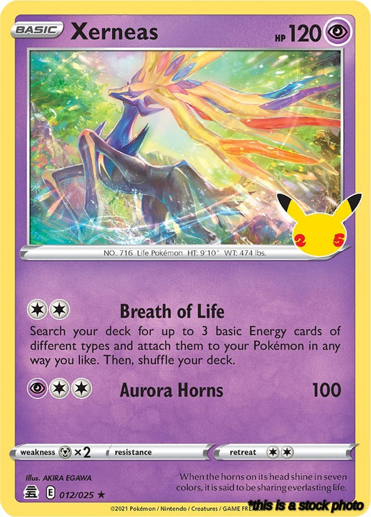 Holo Rare Xerneas [012/025 Near Mint ]