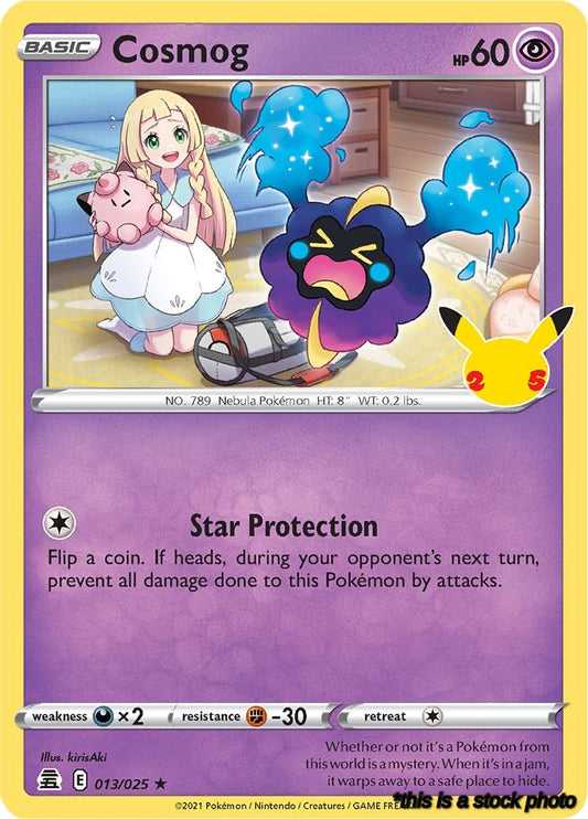 Holo Rare Cosmog [013/025 Lightly Played ]