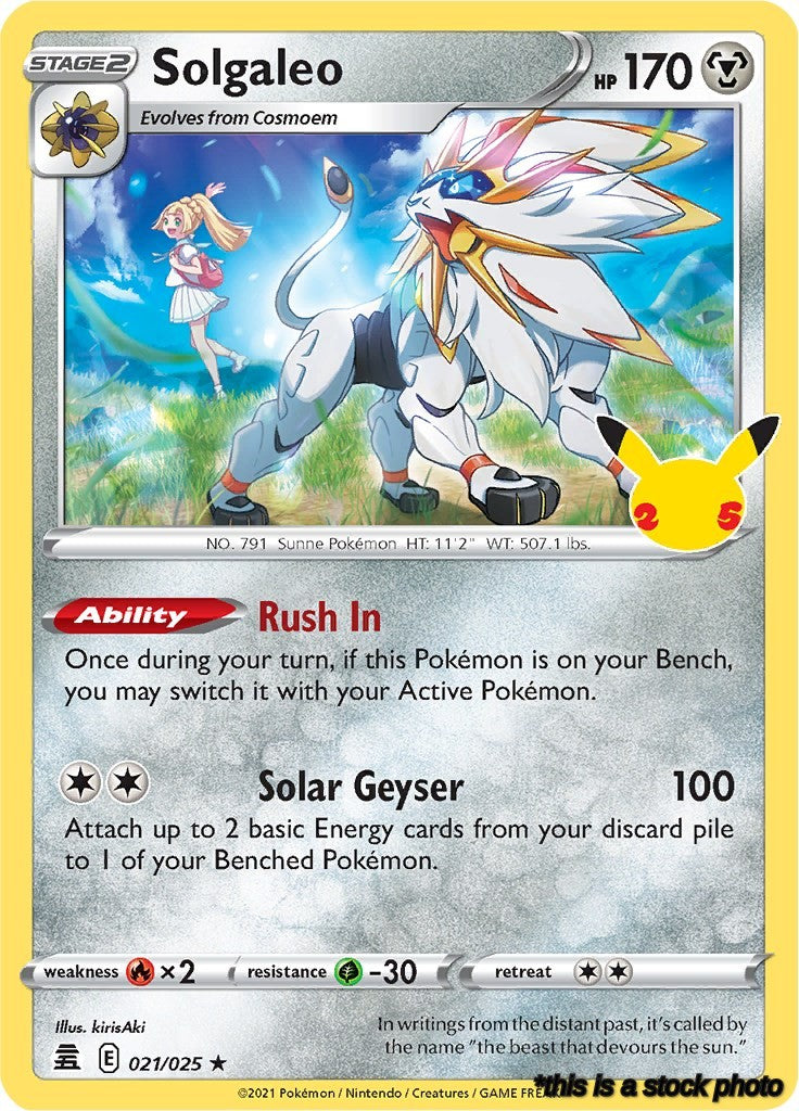 Holofoil Solgaleo [021/025 Lightly Played ]