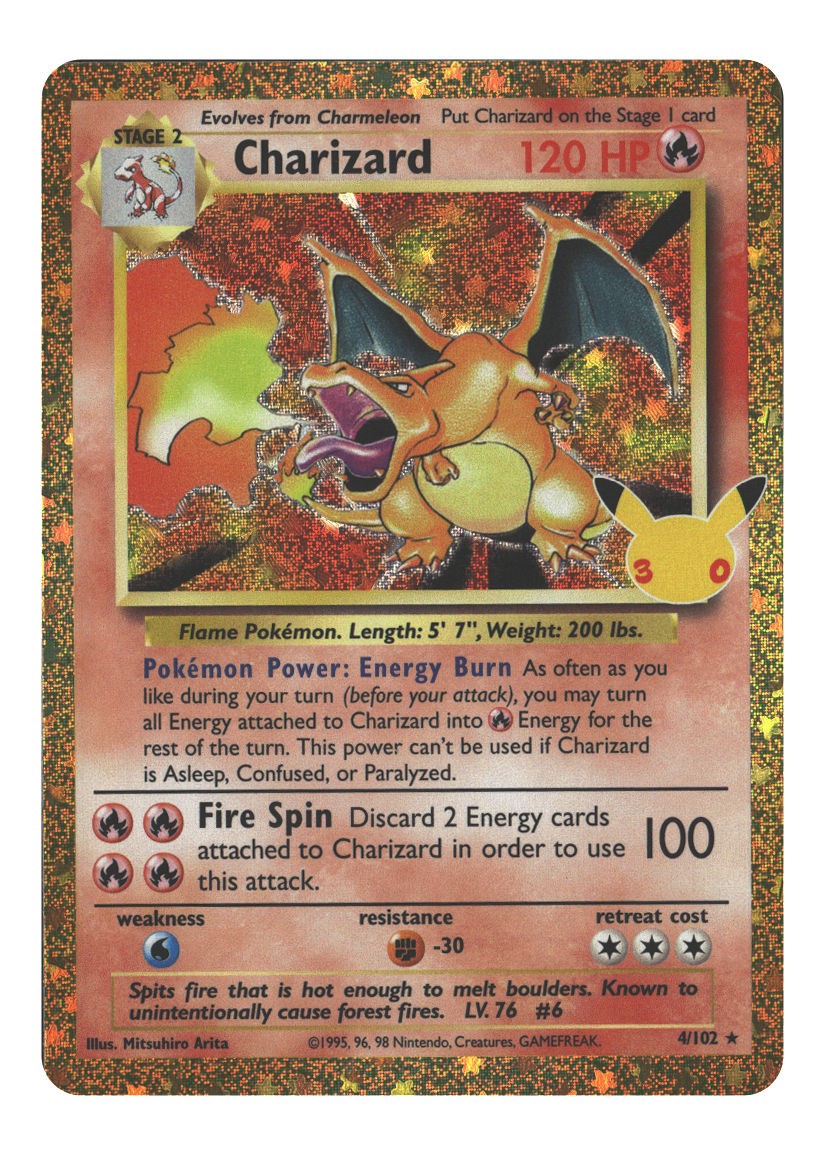 4/102 Charizard Classic Collection Holofoil