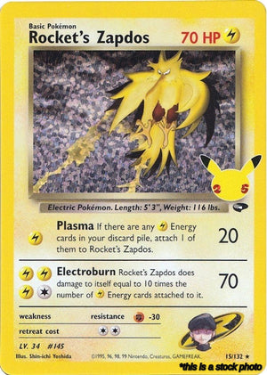 Classic Collection Rocket's Zapdos [15/132 Near Mint ]