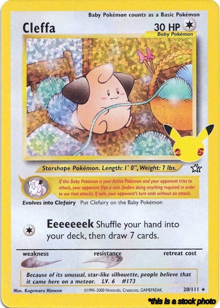 Holofoil Cleffa [20/111 Lightly Played ]