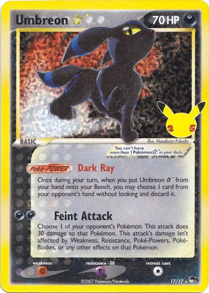 Classic Collection Umbreon Star [17/17 Near Mint ]