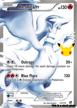 Holofoil Reshiram [113/114 Near Mint ]
