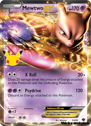 Holofoil Mewtwo EX [54/99 Near Mint ]