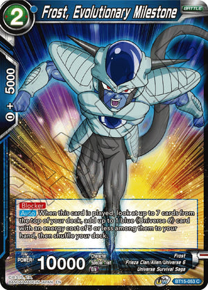 BT15-053 Frost, Evolutionary Milestone