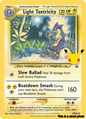SWSH137 Light Toxtricity Promo Holofoil