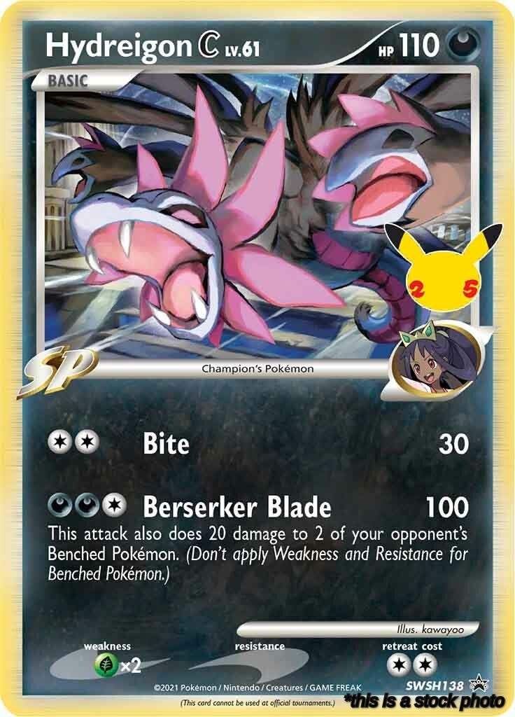 Holofoil Hydreigon C lv.61 - SWSH138 [SWSH138 Lightly Played ]