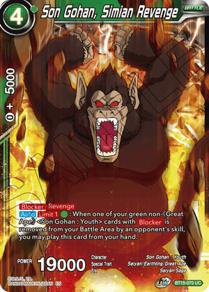 BT15-070 Son Gohan, Simian Revenge