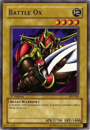 Unlimited Battle Ox [SKE-002 Lightly Played] Common / Short Print
