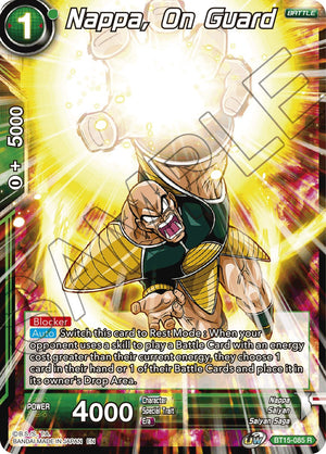 BT15-085 Nappa, on Guard