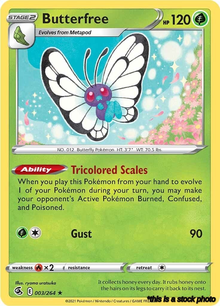 Holofoil Butterfree [003/264 Near Mint ]