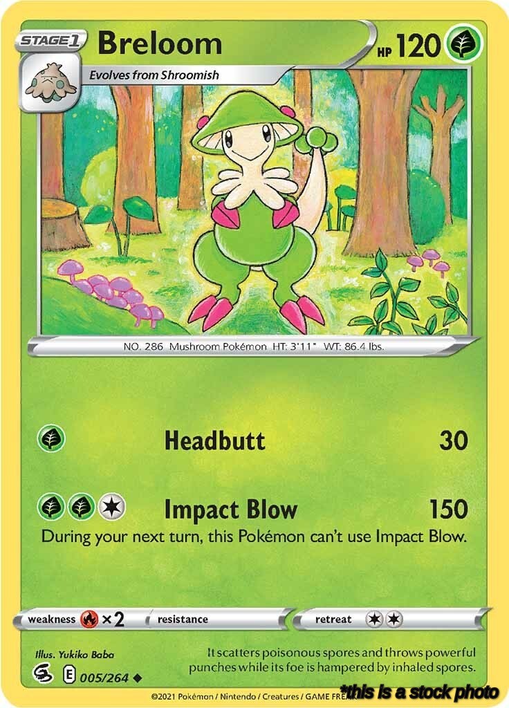 Uncommon Breloom [005/264 Near Mint ]