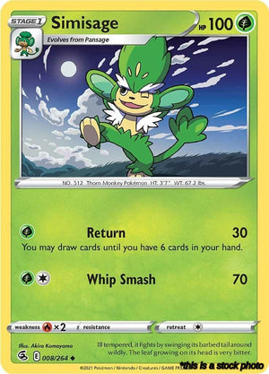 Uncommon Simisage [008/264 Lightly Played ]