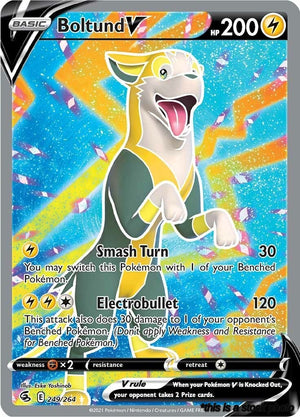 Holofoil Boltund V (Full Art) [249/264 Near Mint ]