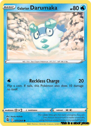 Common Galarian Darumaka [071/264 Lightly Played ]