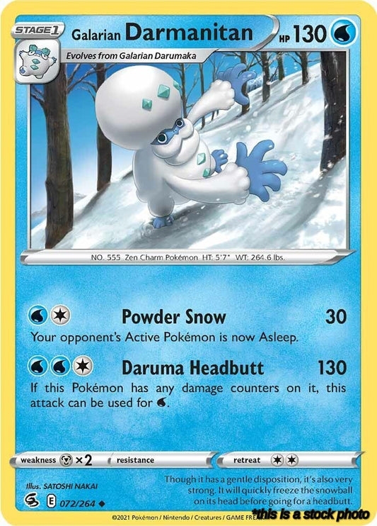 072/264 Galarian Darmanitan Uncommon Normal Lightly Played