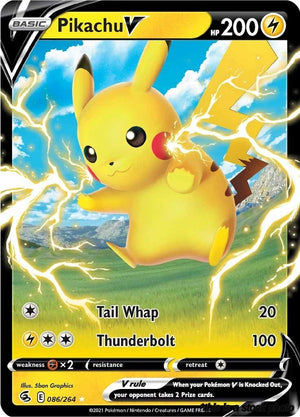 086/264 Pikachu V Ultra Rare Holofoil