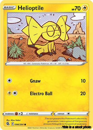 Common Helioptile [098/264 Lightly Played ]