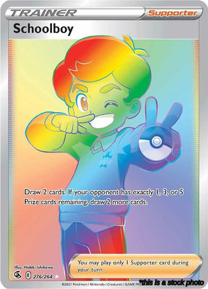 Holofoil Schoolboy (Secret) [276/264 Near Mint ]