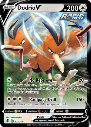 201/264 Dodrio V Ultra Rare Holofoil