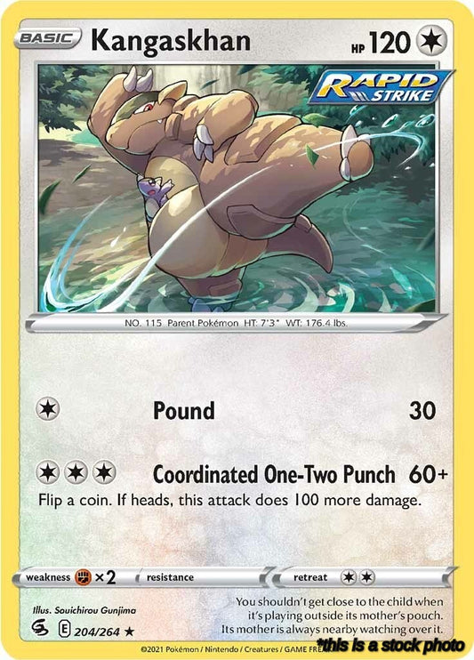 Rare Kangaskhan [204/264 Near Mint ]